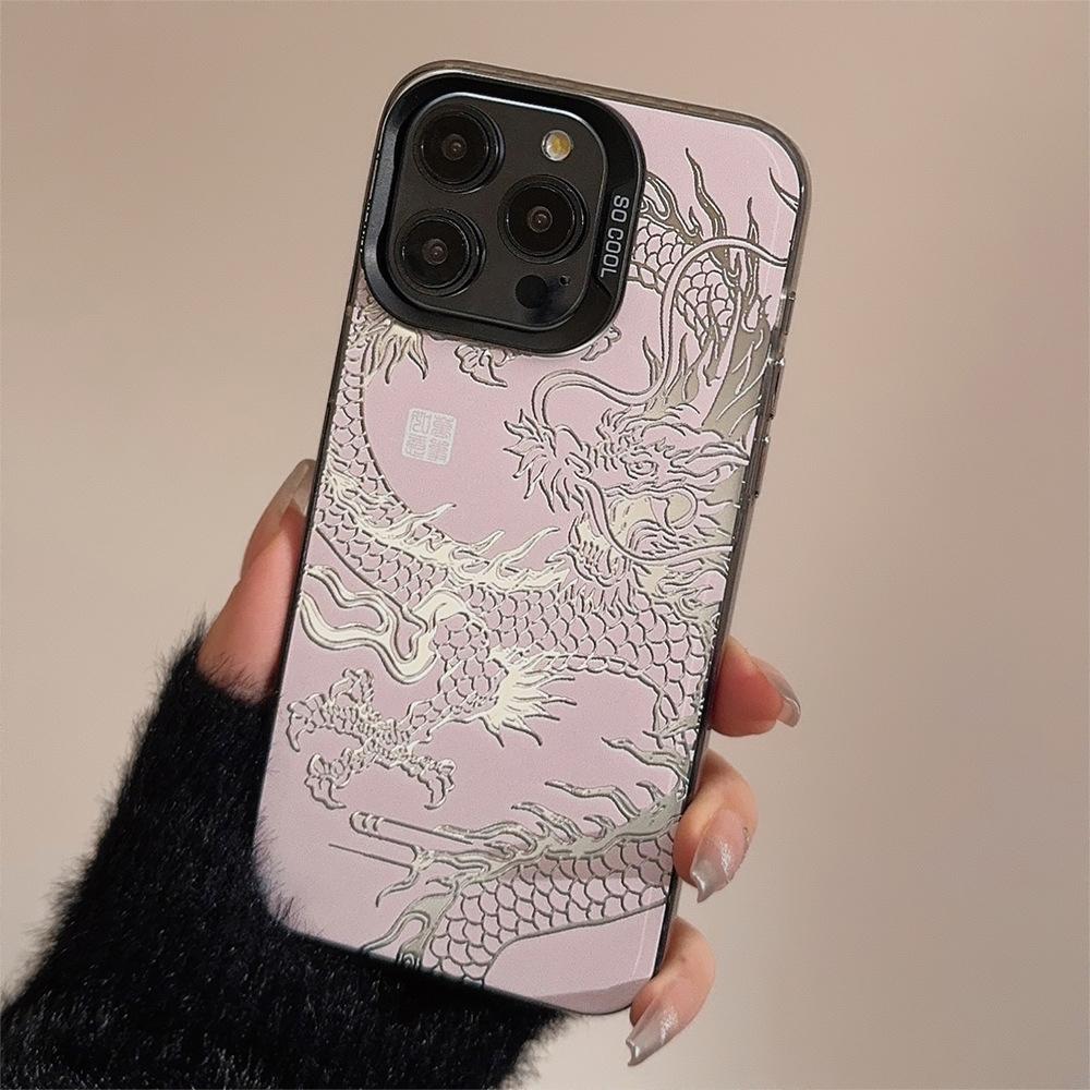 Luxury Dragon Embossed Phone Case for Infinix Hot Note Zero 50 40 30 30i 20 20s 12 12i 11 Smart 10 9 8 Pro Plus 4G 5G Back Cover