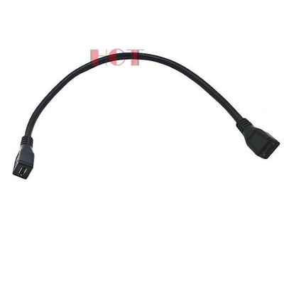 Cable adaptador de extensión micro USB hembra a hembra de 30 cm