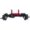 SCX10 III Servo Mount, Aluminum AR45P Portal Mount 4-Link Suspension for 1/10 RC Crawler Axial SCX10 III Sevro On Axle Mount Upgrades (Black)