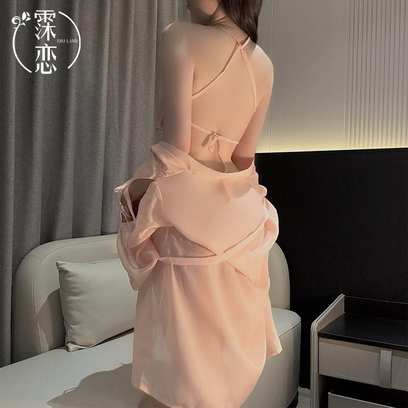 Erotic Underwear Elegant Antique Embroidery Belly Pocket Erotic Transparent Free Exotic Dancer Flirting Uniform Set