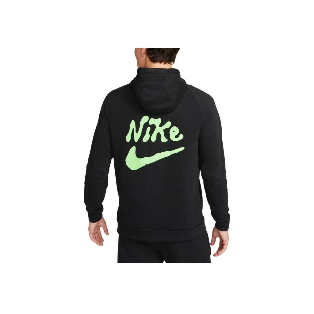 Nike Dri-FIT Studio 72 Rücken Buchstaben Logo Print Schnelltrocknender Trainings-Hoodie Herren Hoodies Schwarz FB8611-010