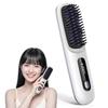 Cordless Heated Hair Iron with 3 Temperature Settings, Negative Ions, 2-Way Use, Burn Prevention, Curling & Straightening, Suitable for All Hair Types