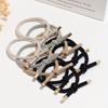 5pcs Simple High-elasticity Hair Ties with Bow, Available In Various Colors, Suitable for Daily Wear In All Seasons