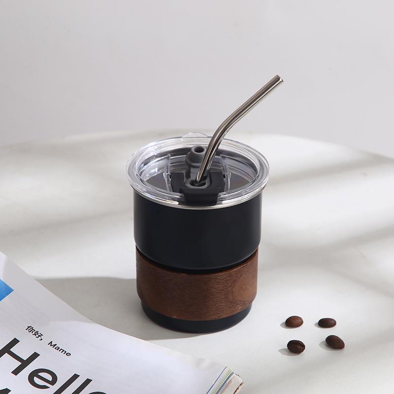 304 Stainless Steel Coffee Cup - Single Layer Milk Cup for Camping & Engraving