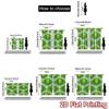 2D FLAT PRINTING 2pcs Curtains (Without Rod) Cute Frogs on Lilypads Chic Window Curtain Versatile 100% Polyester Curtains Easter
