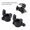 Metal Accessory Front C Hub Carrier Steering Knuckle for Axial SCX10 II RC Car (Black)
