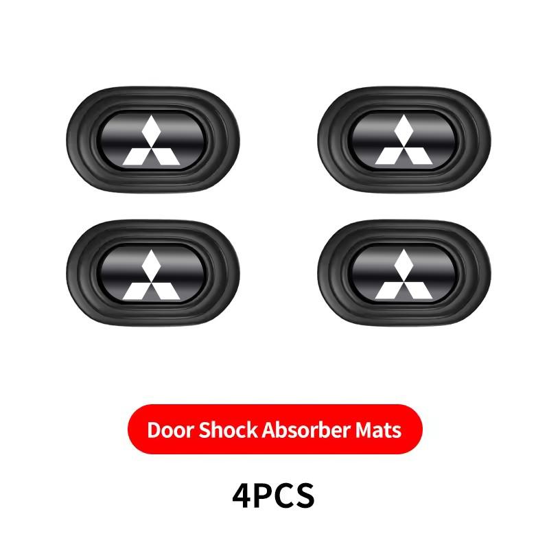 

Car Door Silicone Mat Anti Shock Pad Stickers for Mitsubishi Ralliart ASX EVO Lancer Montero Mirage Outlander L200 Accessories