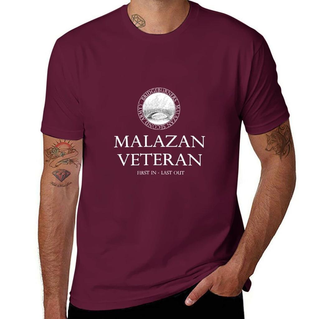 Malazan Veteran Inverted T-Shirt Kawaii Clothes Blanks Aesthetic Clothing for a Boy Mens T Shirt