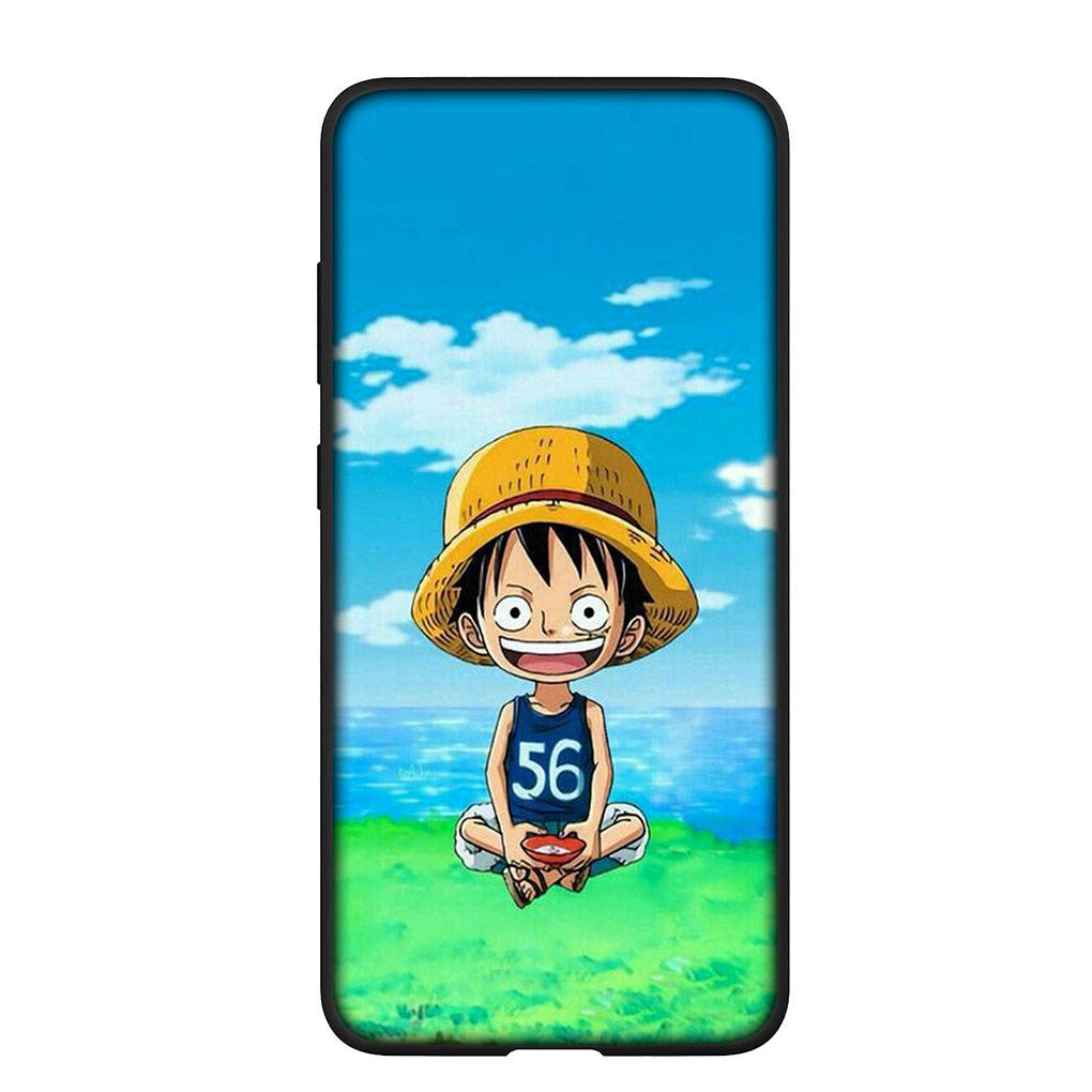 Phone Case for Samsung Galaxy S25 S24 S23 iPhone 16 15 Xiaomi Redmi Note 14 13 12 16E X 11 Pro Max XR OPPO Moto Red Hair Luffy One Piece Shanks Cover