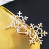 1PC Hair Accessory Decoration Women Girl Bridal Snowflake Hair Clips Pin Barrette Hairpins Fashion H