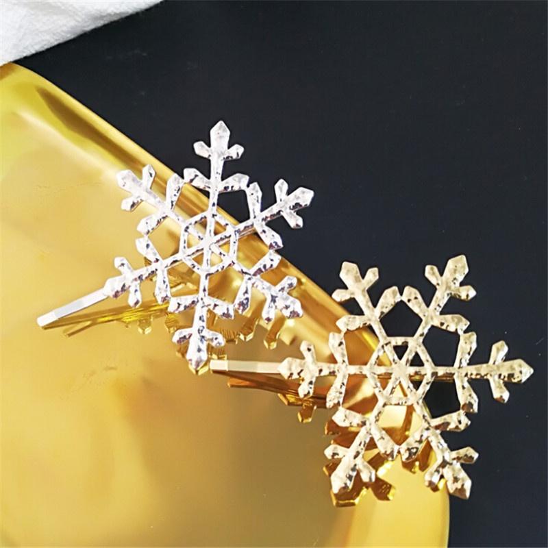 1PC Hair Accessory Decoration Women Girl Bridal Snowflake Hair Clips Pin Barrette Hairpins Fashion H