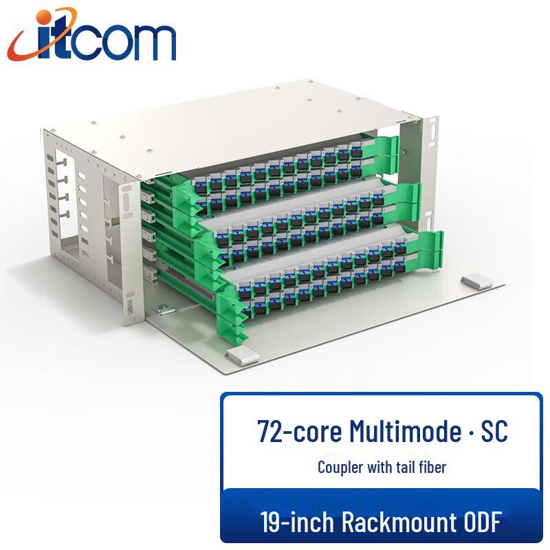 itcom Adicom 19-inch Rack-Mount ODF Fiber Optic Distribution Frame