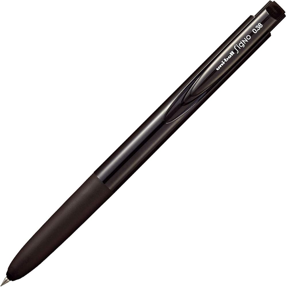 Mitsubishi Pencil Gel Ballpoint Uniball Cygno RT1 0.38 Black UMN15538.24