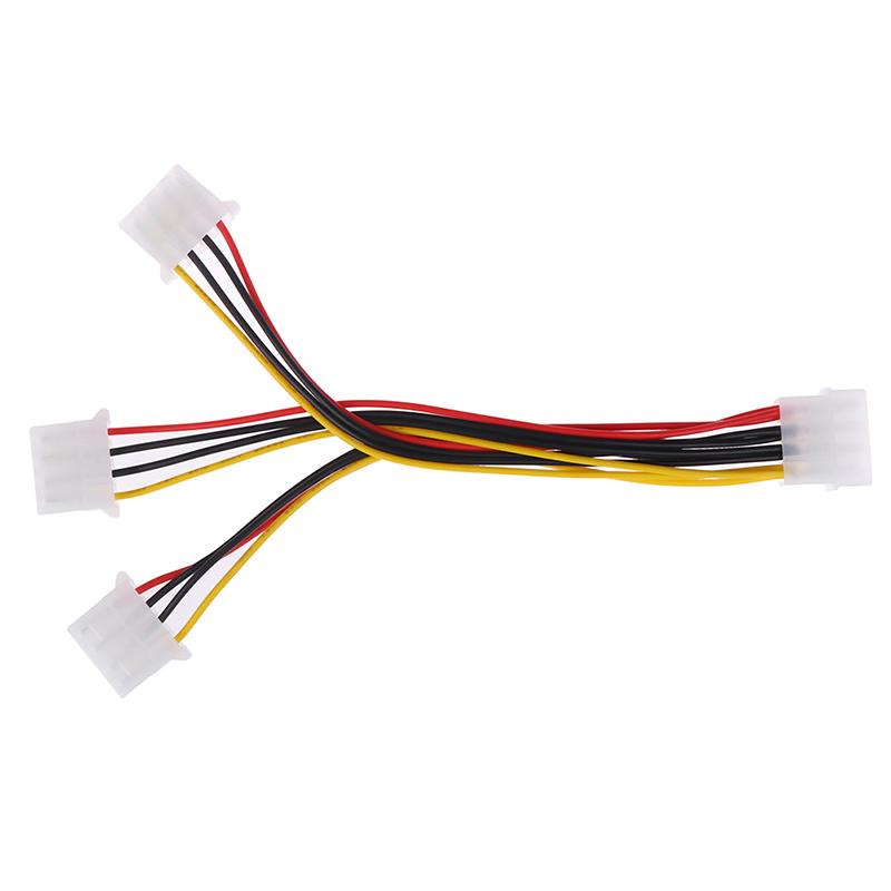 4 Pin Ide 1-To-3 Molex Ide Female Power Supply Splitter Exentsion Adapter Cable