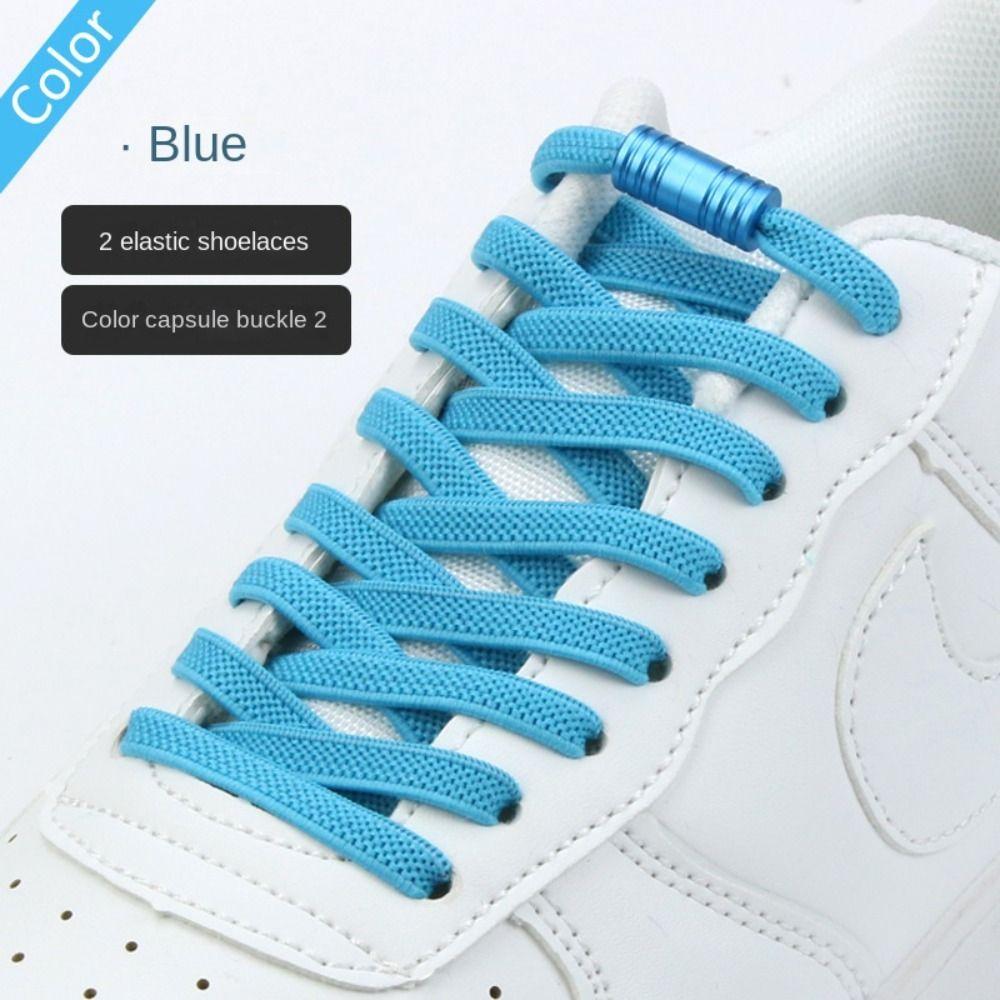 Man Women No Tie Shoelaces Semicircle Elastic Lazy Shoe Laces Shoe Accessories