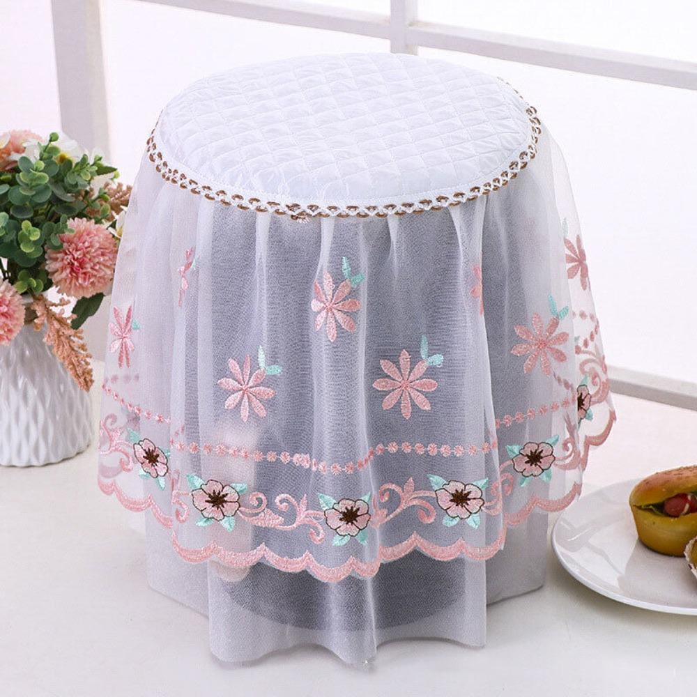 Pastoral Lace Air Fryer Dust Cover Kitchen Appliance Cover Pastoral Style Rice Cooker Cover Decorative Cover Embroidery