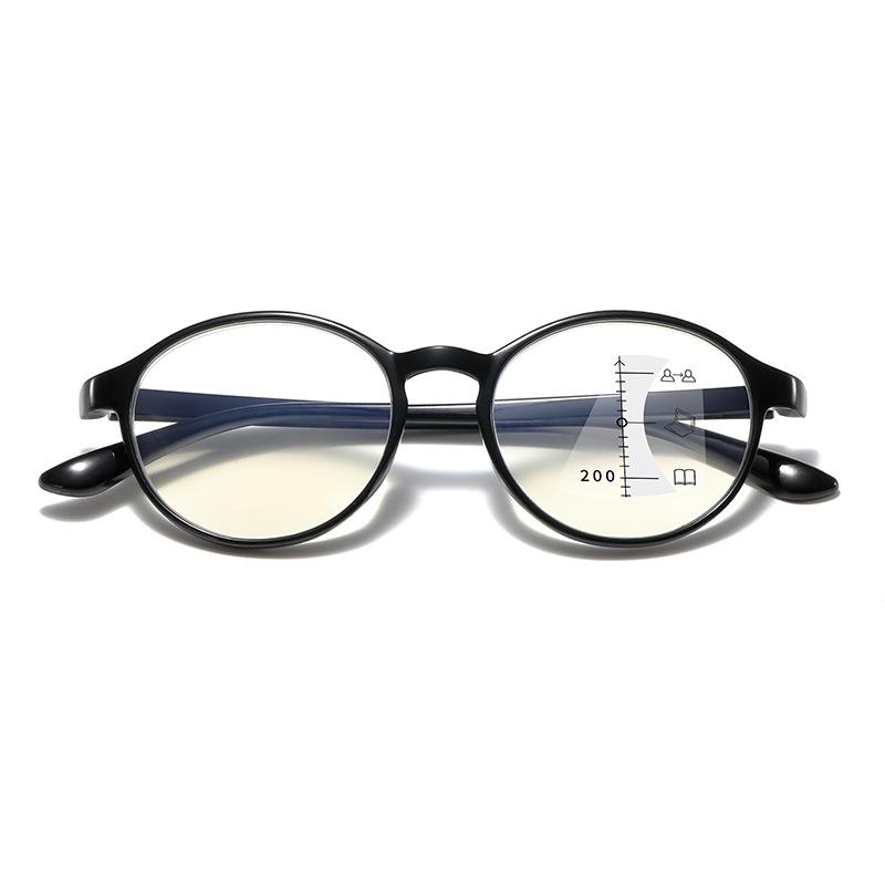 Ultra-Light Anti-Blue Reading Glasses Far And Near Dual-Purpose Running Rivers And Lakes Elderly High Definition Progressive Multi-Focus Reading