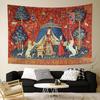 Phoenix Unicorn Series Retro Ethnic Style Tapestry Nordic INS Wall Art Hanging Cloth for Living Room Bedroom Headboard