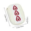 Kawaii Fuzzy Pen Bag Cute Embroidered Multi-functional Makeup Bag Strawberry Sandwich Cosmetic Bag School Office