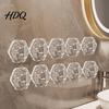 Hexagon Shape Hooks Hexagonal Self Adhesive Hooks Water Ripple Pattern Design Waterproof