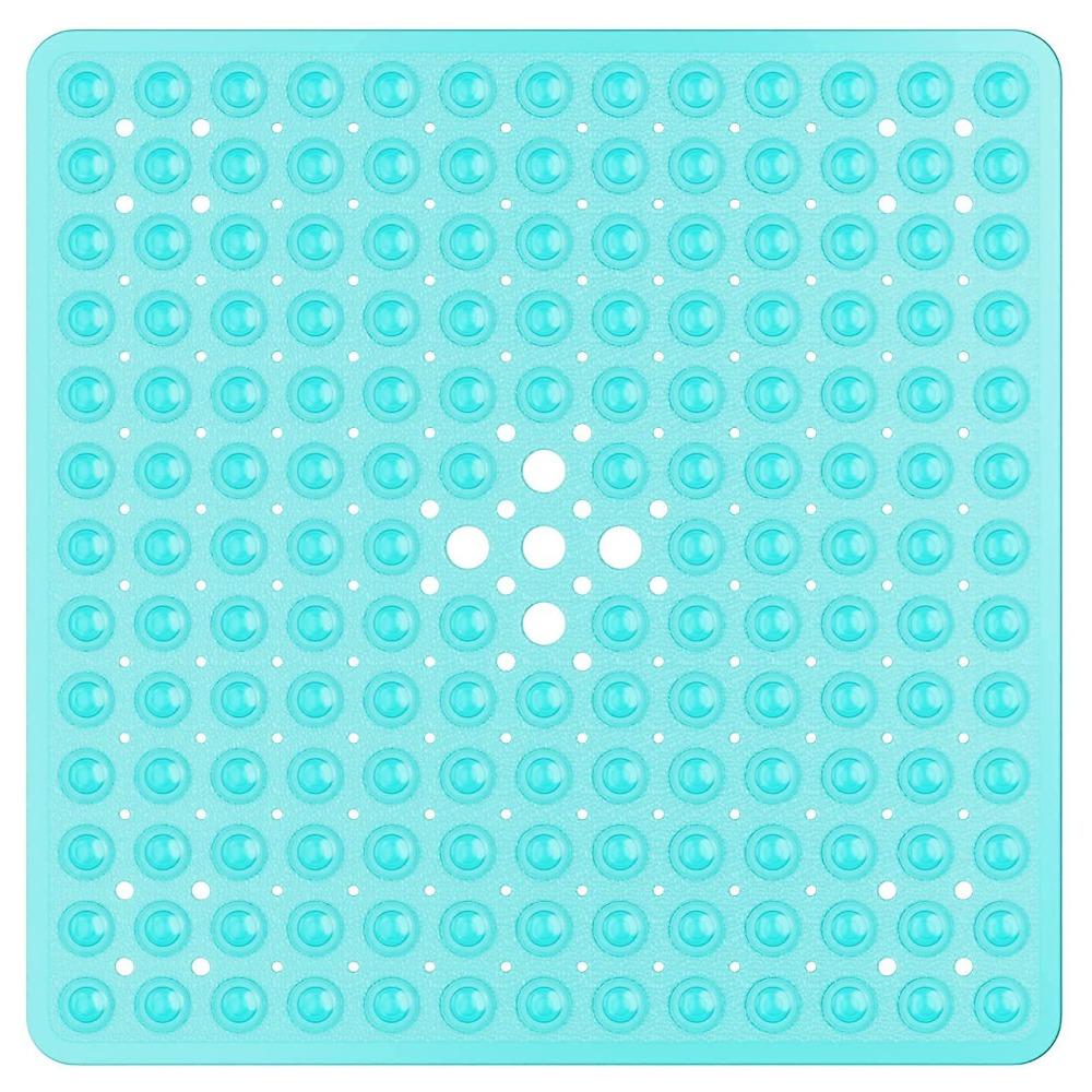 53x53cm Shower Mat Suction Cup PVC Anti Slip Bath Mat Square Shower Floor Pad Non Slip Safety Mat for Bathtub Bathroom Carpet