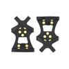 Ice Cleats For Boots Shoes, Ice Shoe Grips For Men Women, Rubber Snow Cleats, Spikes Crampons For Hiking Boots And Shoes (S, M, L, XL)