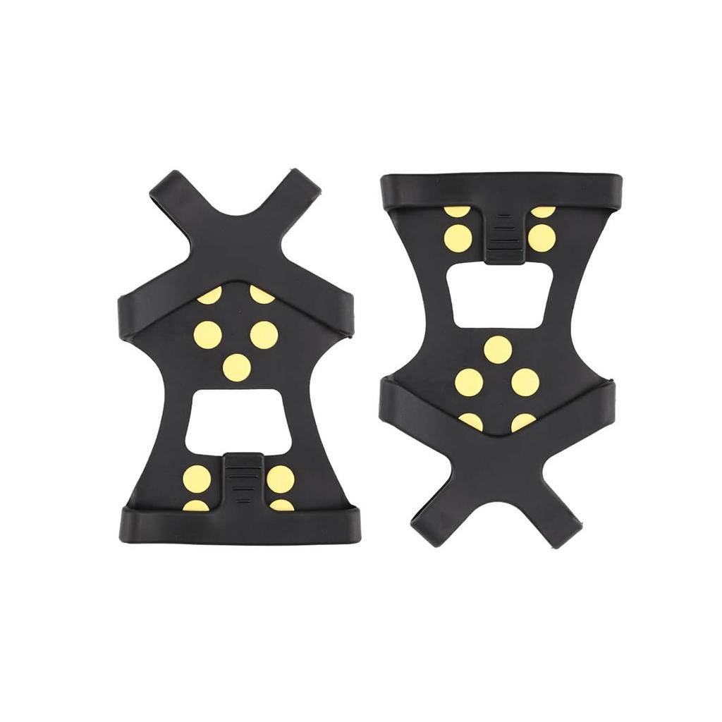 Ice Cleats For Boots Shoes, Ice Shoe Grips For Men Women, Rubber Snow Cleats, Spikes Crampons For Hiking Boots And Shoes (S, M, L, XL)