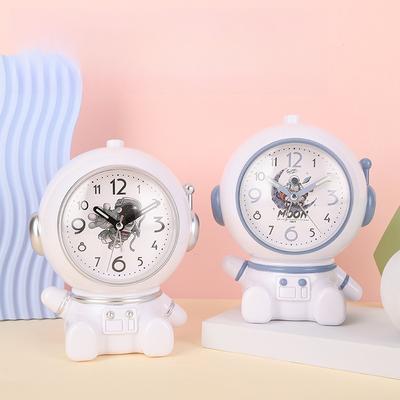 Astronaut Alarm Clock for Students and Children's Special Clock Cartoon Creative Luminous Alarm Clock