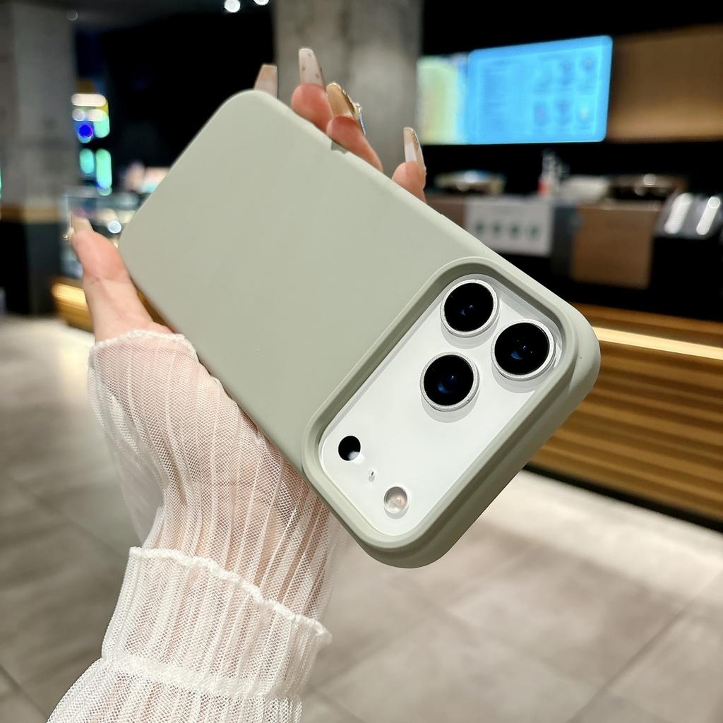 Official Liquid Silicone Fluorescence Candy Color Phone Case For iPhone 17 Air Pro Max Original Colorful Shockproof Bumper Cover