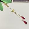 Chinese Fad Cheongsam Lappet Pendant New Chinese Original Retro Style Corsage Ornaments Han Dynasty Tassel Brooch Ornament Accessories