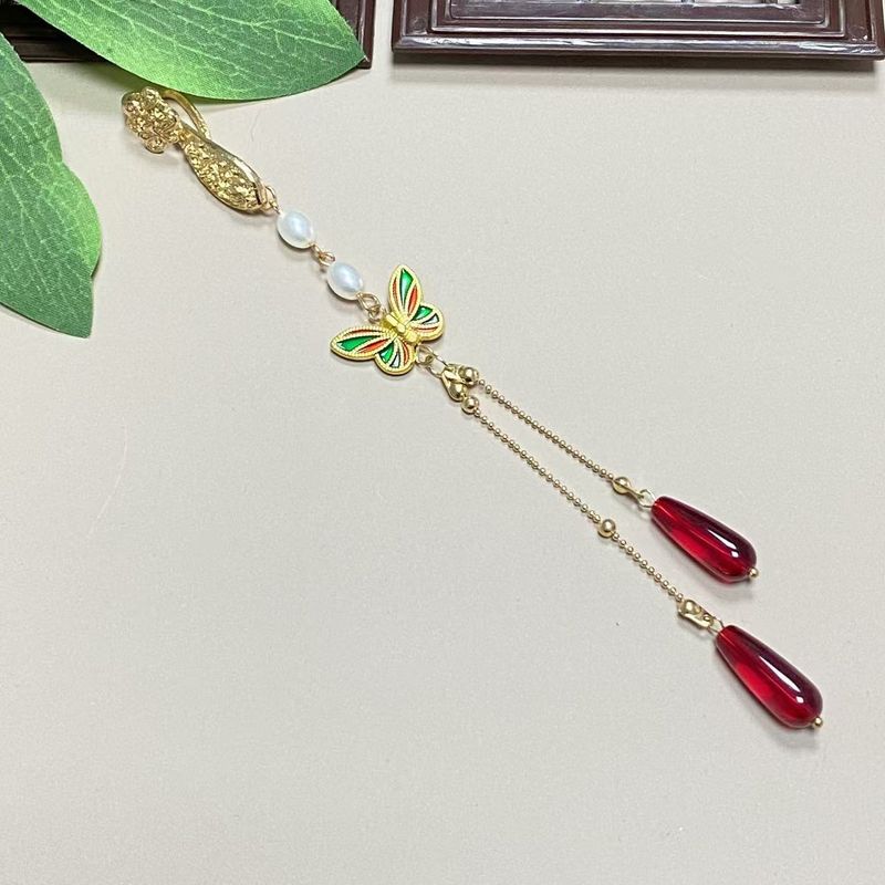 Chinese Fad Cheongsam Lappet Pendant New Chinese Original Retro Style Corsage Ornaments Han Dynasty Tassel Brooch Ornament Accessories