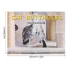 Funny Cat Butt Stapled Calendar 2026 12 Months Cat Theme Wall Decor with Writable Design for Home Office Desk Use