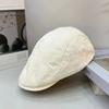 Cotton Jacquard Embroidered Berets Polyester Women Artist Hat Vintage Chinese Forward Hat  Spring