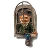 Outdoor Resin Garden Gnome Pendant for Single or Double Window Decoration