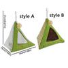 Breathable Net Summer Cooling Nest Triangular Bird Hammock Bird Hanging Tent  Hiding House