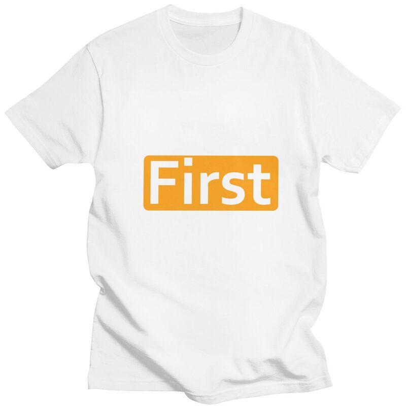 Custom Fashion God First Bro T Shirts Men Short Sleeve Humor Joke Sarcastic Quote Tshirt Casual Tee Slim Fit Tshirt Merch
