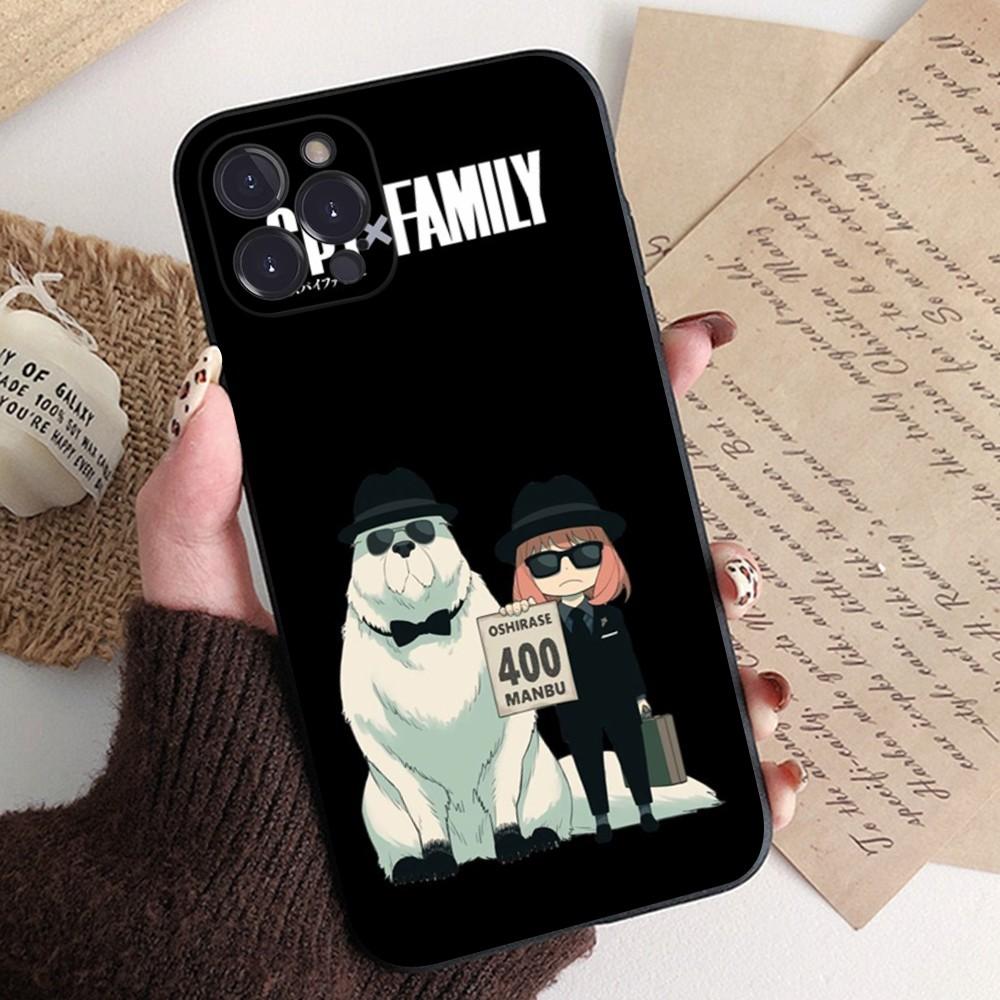 Cartoon SPY FAMILY Anime Phone Case Silicone Soft for iphone 15 14 13 12 11 Pro Mini XS MAX 8 7 6 Plus X XS XR Cover