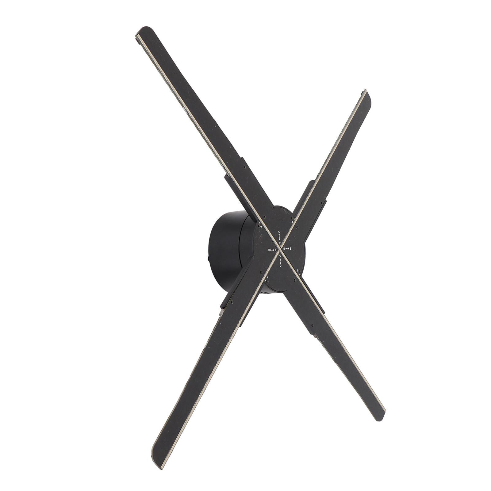 

G45 3D голографический вентилятор дисплей проектор 45 см 30 Вт 4 лопасти 3D рекламная машина с 510 светодиодными бусинами EU Plug