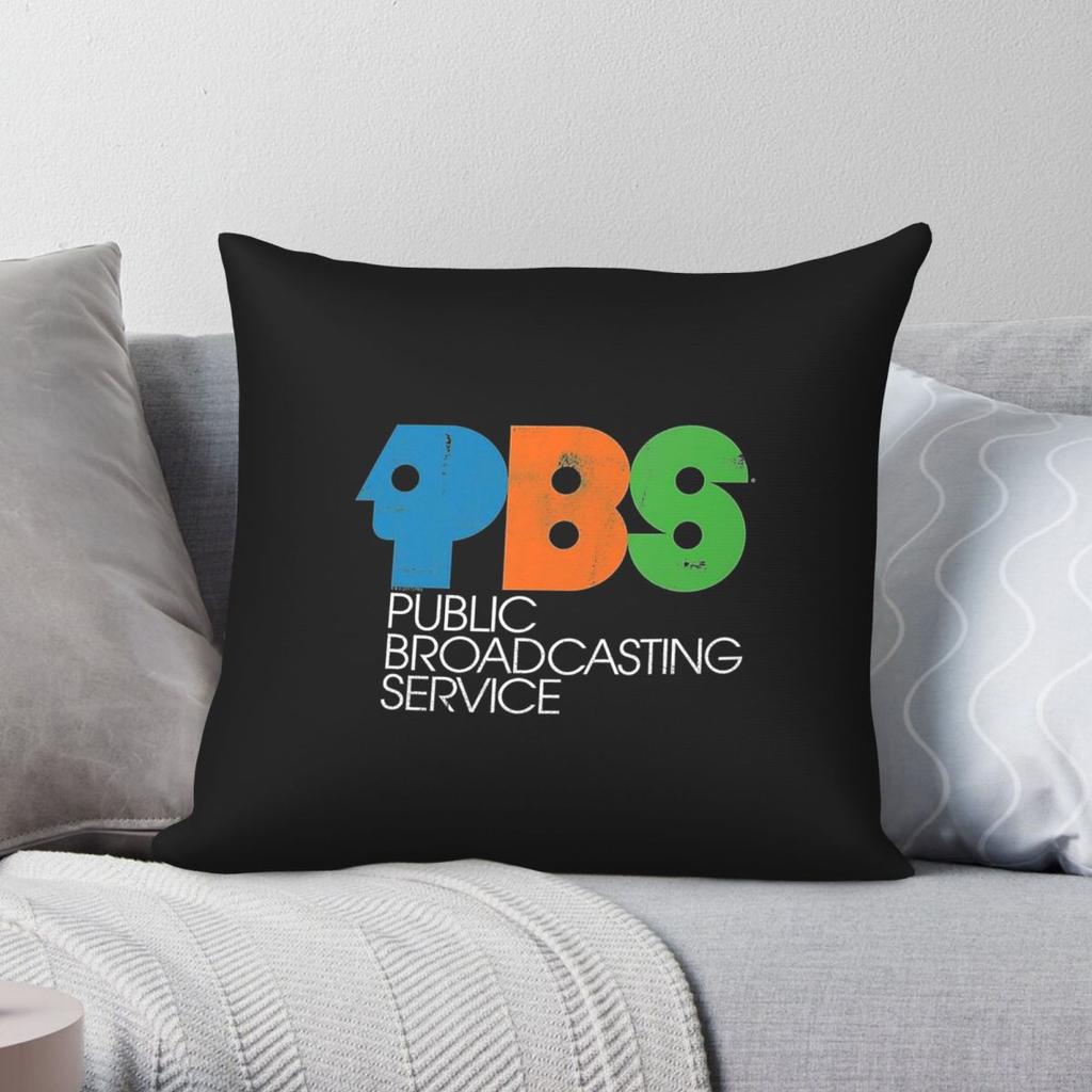 Public Broadcasting Service Square Pillowcase Polyester Linen Velvet Creative Zip Decor Throw Pillow Case Car Cushion Cover