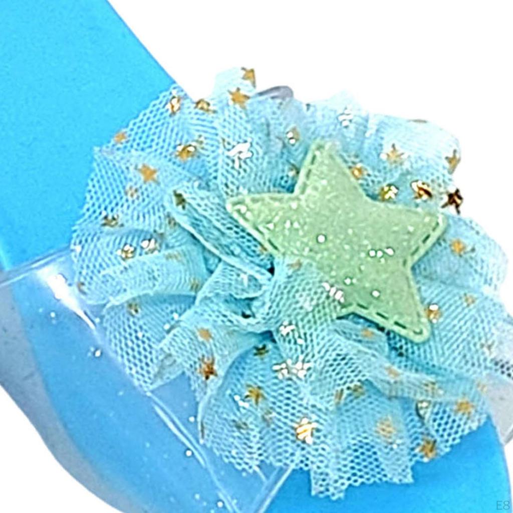 Princess Dress Up Shoes Jelly Sandals for Girls Beach Role Playing