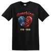 America 250th Anniversary Heart T Shirt 1776 2026 Patriotic Tee Design