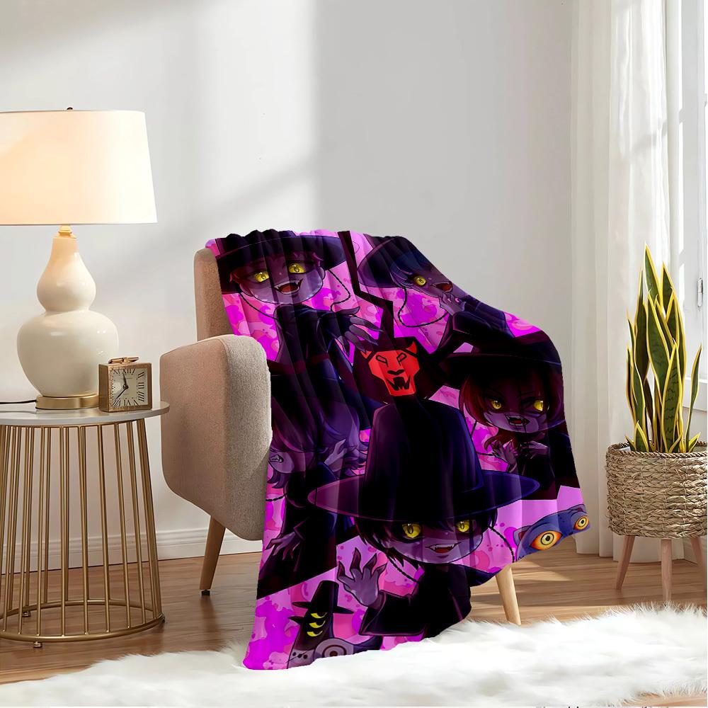 K-POP Anime Dívčí Skupina Čtyři Roční Období Měkká Teplá Přikrývka Celoroční Silně Pletená Polyesterová Přehoz na Postel, Kempování, Cestování Perfektní Dárek