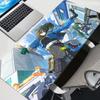 Large Gaming Mousepads Zenless Zone Zero Zhu Yuan Computer Soft Mousepad X Desk Pads For PC Keyboard Mats nonslipTable Rug