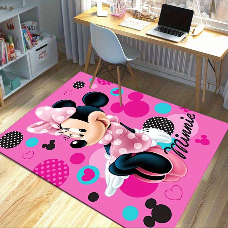 1pc. Cute Minnie Mouse Pink Polka Dot Rug for Home Office Chair Cover Outdoor Gift Decorationz041029