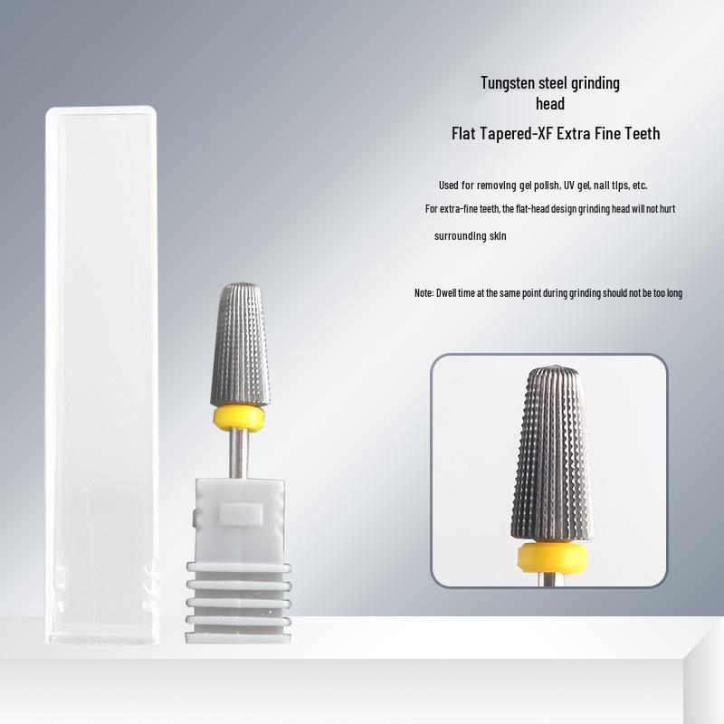 Nail Art Tungsten Steel Drill Bit for Cuticle Removal & Pre-treatment Gel Polish