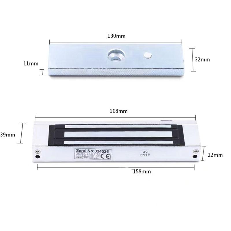 DC12V 180kg 350Lbs EM Lock Electromagnetic Door Lock For Access Control System Escaping Room
