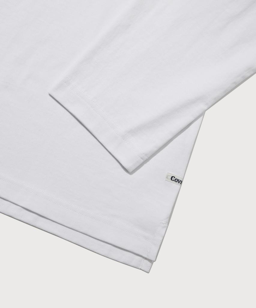 COVERNAT Small C Logo Long Sleeve White