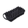 Silicone Body Scrubber Rectangular Gentle Massage Exfoliating Silicone Bath Brush with Hanging Hole