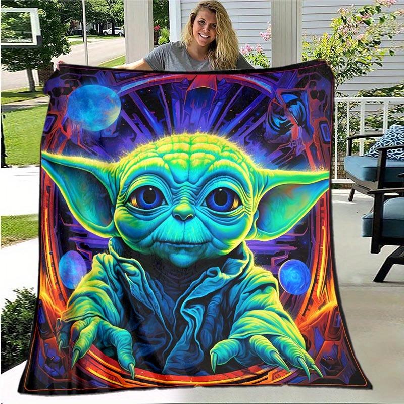 1pc Star Wars Printing Blanket - Soft, All-Season Throw for Living Room, Bedroom,Personalized Gift with Adorable Cartoon Design