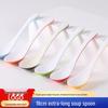 Melamine Two-Tone Long-Handled Soup Spoons